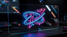 playorbitbss neon gaming logo